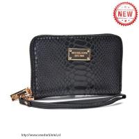 michael kors snake reliëf groot zwart portefeuilles Style Betaalbare j6143448